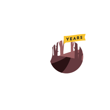 Glacier Hills 90th Anniversary Logo
